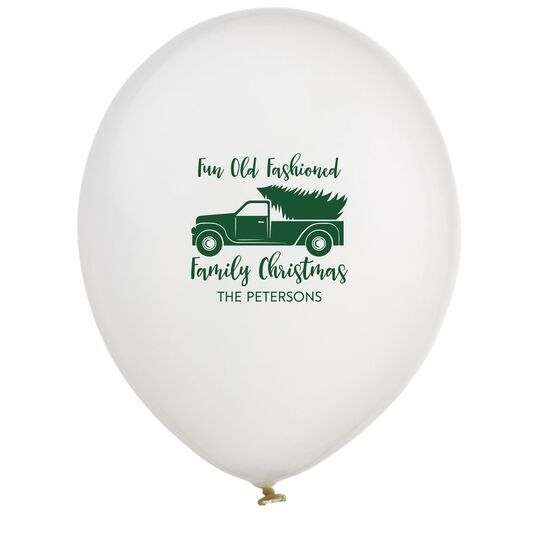 Fun Old Fashion Christmas Latex Balloons